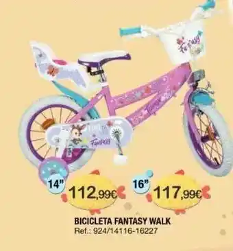 Todojuguete Bicicleta Fantasy Walk oferta