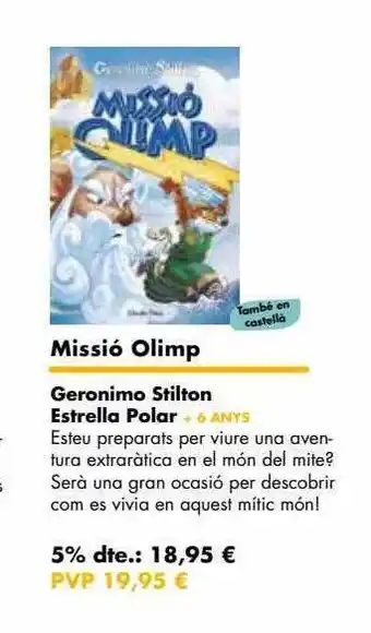 Abacus Missió Olimp Geronimo Stilton Estrella Polar oferta