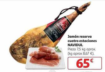 Alcampo Jamón Reserva Cuatro Estaciones Navidul oferta
