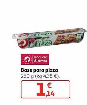 Alcampo Base Para Pizza oferta