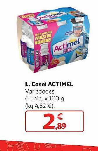 Alcampo L Casei Actimel oferta