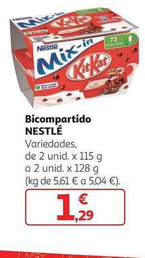 Alcampo Bicompartido Nestlé oferta