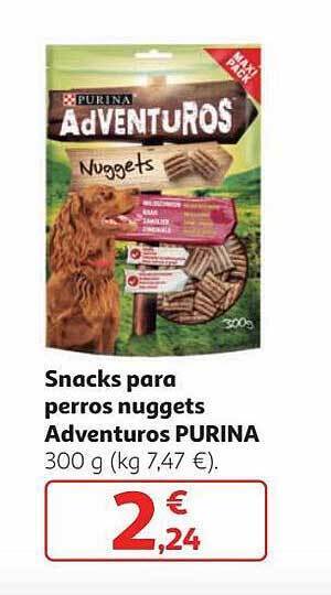 Alcampo Snacks Para Perros Nuggets Adventuros Purina oferta