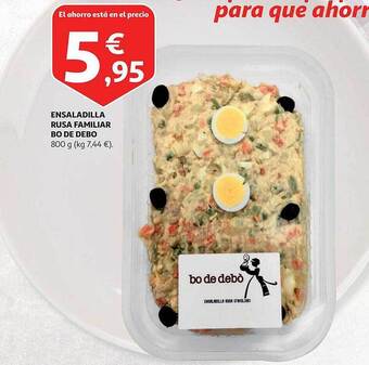 Alcampo Ensaladilla Rusa Familiar Bo De Debo oferta