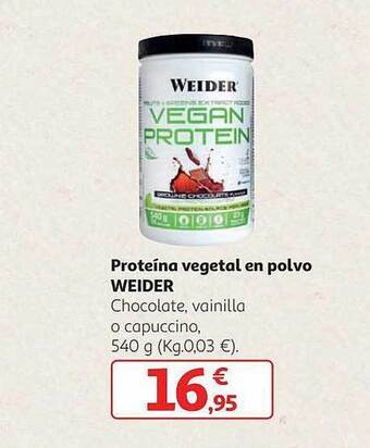 Alcampo Proteína Vegetal En Polvo Weider oferta