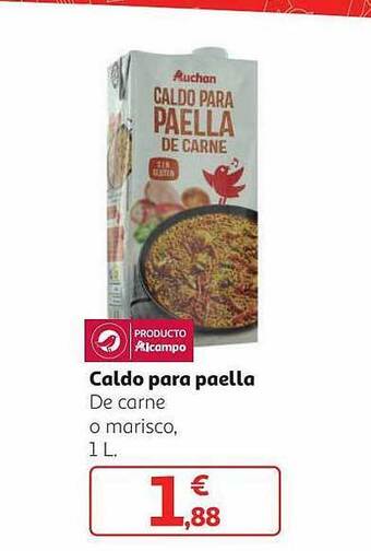 Alcampo Caldo Para Paella oferta
