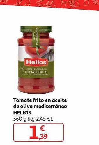 Alcampo Tomate Frito En Aceite De Oliva Mediterráneo Helios oferta