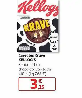 Alcampo Cereales Krave Kellog's oferta