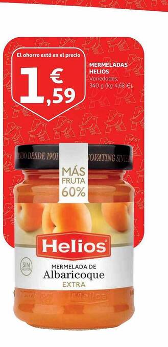 Alcampo Mermeladas Helios oferta