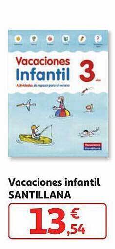 Alcampo Vacaciones Infantil Santillana oferta