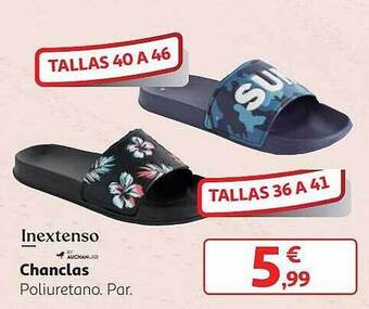 Alcampo Inextenso Chanclas oferta