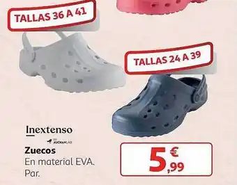 Alcampo Inextenso Zuecos oferta