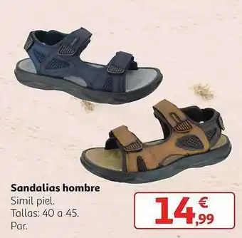 Alcampo Sandalias Hombre oferta