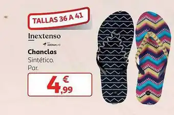 Alcampo Inextenso Chanclas oferta