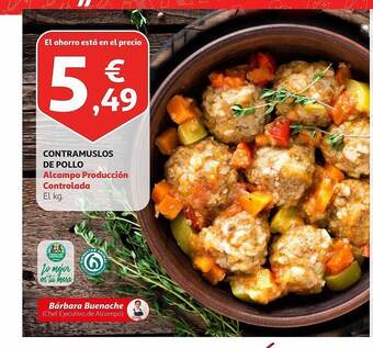 Alcampo Contramuslos De Pollo oferta