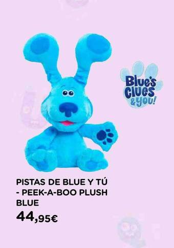 Hipercor Pistas De Blue Y Tú - Peek-a-boo Plush Blue oferta
