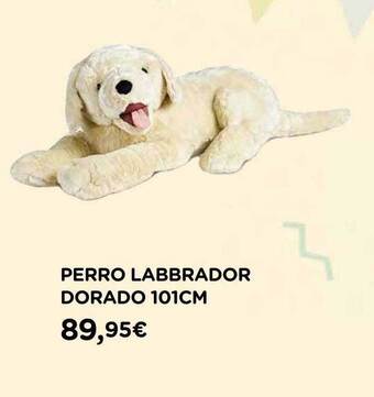 Hipercor Perro Labbrador Dorado 101cm oferta