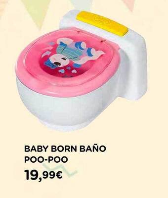 Hipercor Baby Born Baño Poo-poo oferta