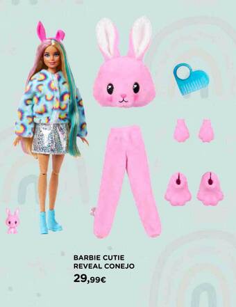 Hipercor Barbie Cutie Reveal Conejo oferta