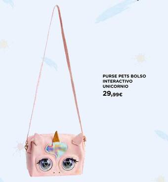 Hipercor Purse Pets Bolso Interactivo Unicornio oferta