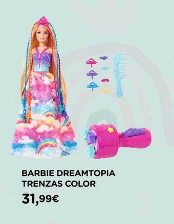 Hipercor Barbie Dreamtopia Trenzas Color oferta