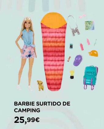 Hipercor Barbie Surtido De Camping oferta
