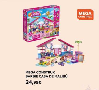 Hipercor Mega Construx Barbie Casa De Malibú oferta