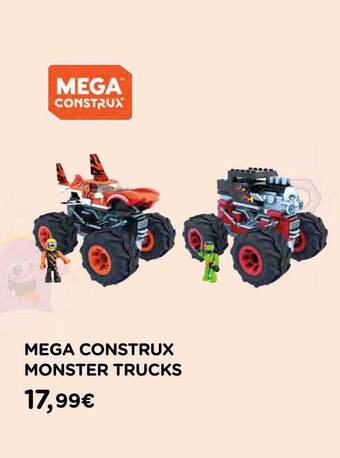 Hipercor Mega Construx Monster Trucks oferta