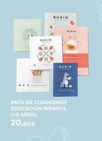 Hipercor Pack De Cuadernos Educación Infantil +5 Años oferta