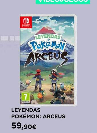 Hipercor Leyendas Pokémon: Arceus oferta