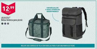 ALDI Live In Style Bolsa Térmica Para Picnic oferta
