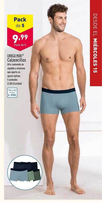 ALDI Enrico Mori Calzoncillos oferta