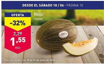 ALDI Melón oferta