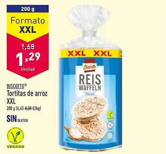 ALDI Biscotto Tortitas De Arroz Xxl oferta
