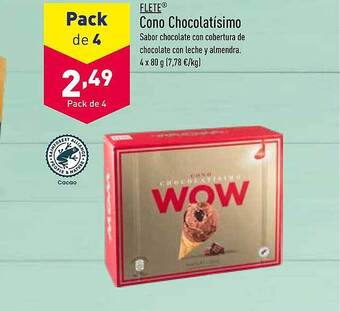 ALDI Flete Cono Chocolatísimo oferta