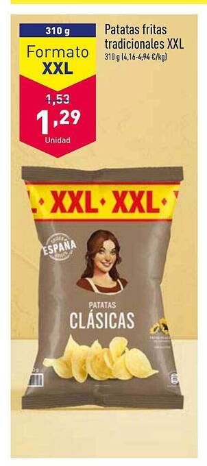 ALDI Patatas Fritas Tradicionales Xxl oferta