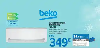 Carrefour Aire Acondicionado Split Behpg 120 121 oferta
