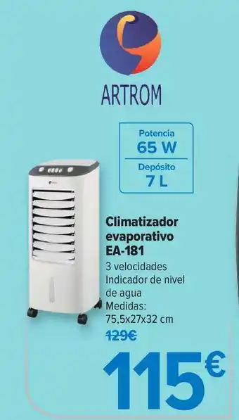 Carrefour Climatizador Evaporativo Ea-181 oferta