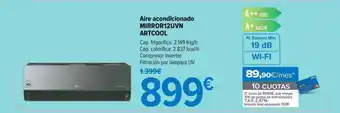 Carrefour Aire Acondicionado Mirror12uvn Artcool oferta