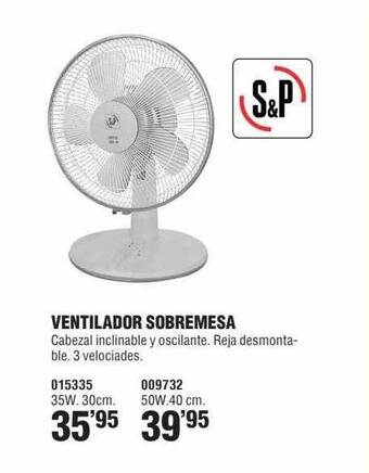 Optimus Ventilador Sobremesa oferta