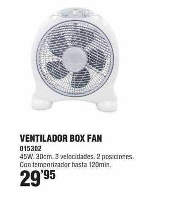 Optimus Ventilador Box Fan oferta