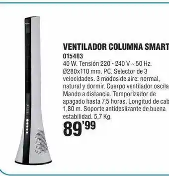 Optimus Ventilador Columna Smart oferta