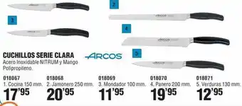 Optimus Cuchillos Serie Clara Arcos oferta