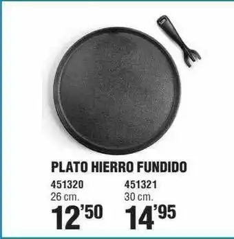 Optimus Plato Hierro Fundido oferta