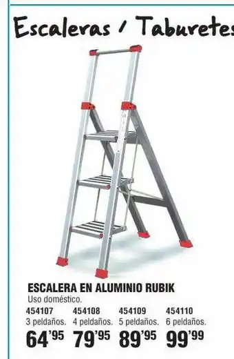 Optimus Escalera En Aluminio Rubik oferta