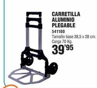 Optimus Carretilla Aluminio Plegable oferta