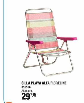 Optimus Silla Playa Alta Fibreline oferta