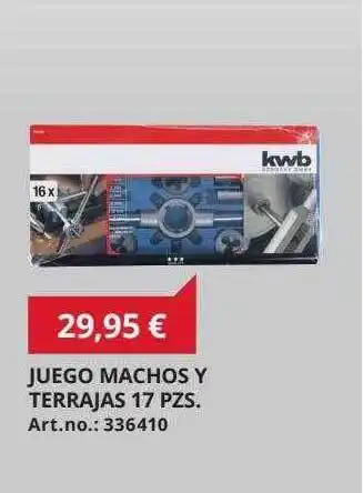 Optimus Juego Machos Y Terrajas 17 Pzs oferta