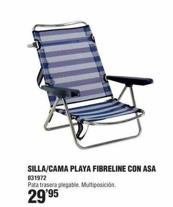 Optimus Silla Cama Playa Fibreline Con Asa oferta