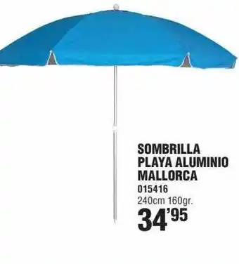 Optimus Sombrilla Playa Aluminio Mallorca oferta